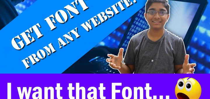 Rip Font from any website